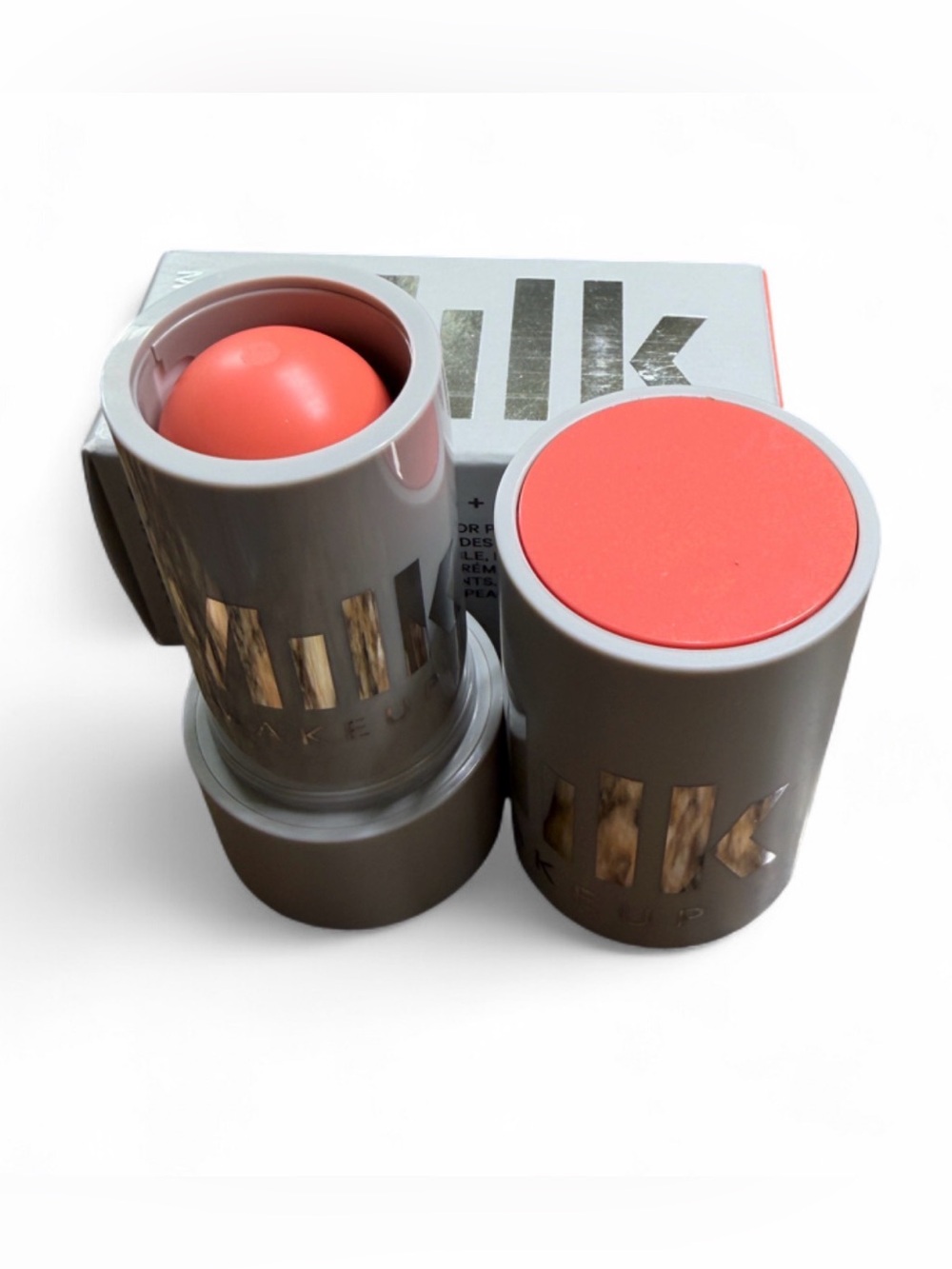 Milk Makeup Lip + Cheek Multi-Use Stick Perk (Coral Shimmer) 8g NIB